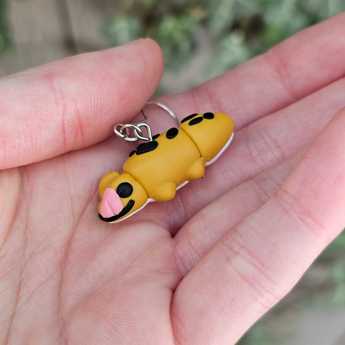 Gecko Clay Earring