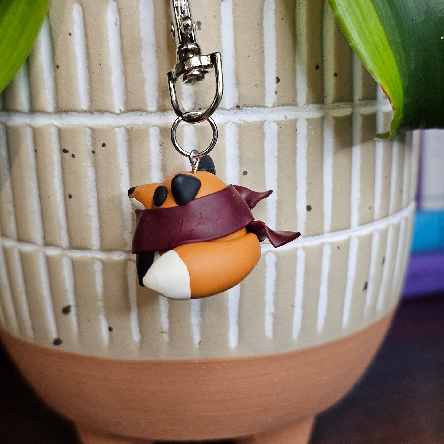 Fox Clay Charm