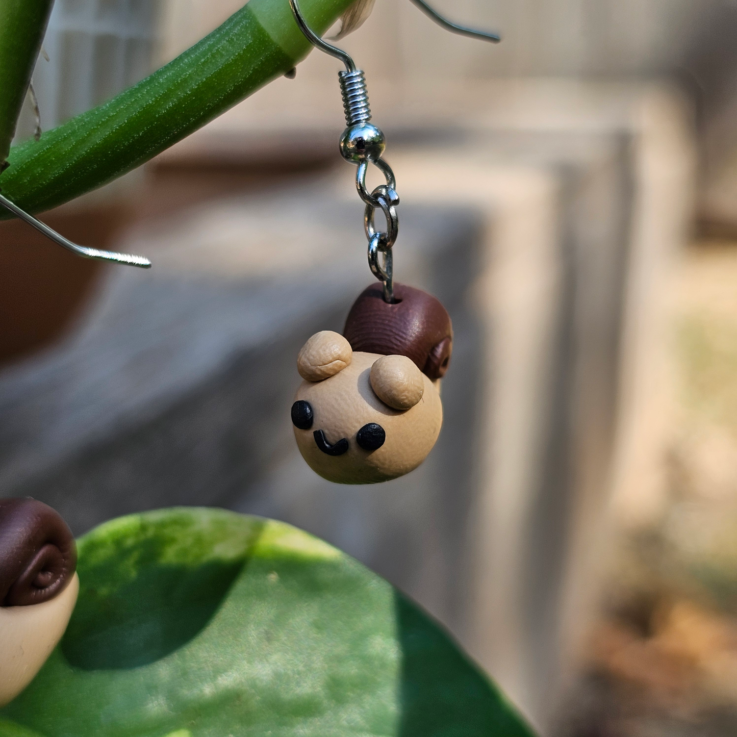 Snail Clay Earring