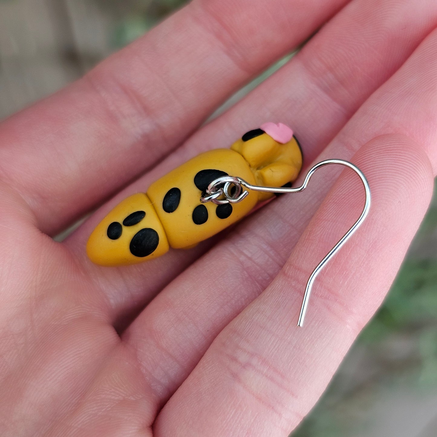 Gecko Clay Earring