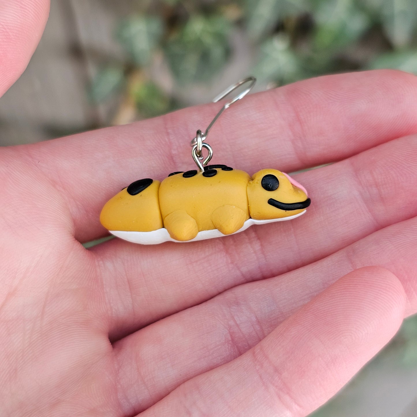 Gecko Clay Earring