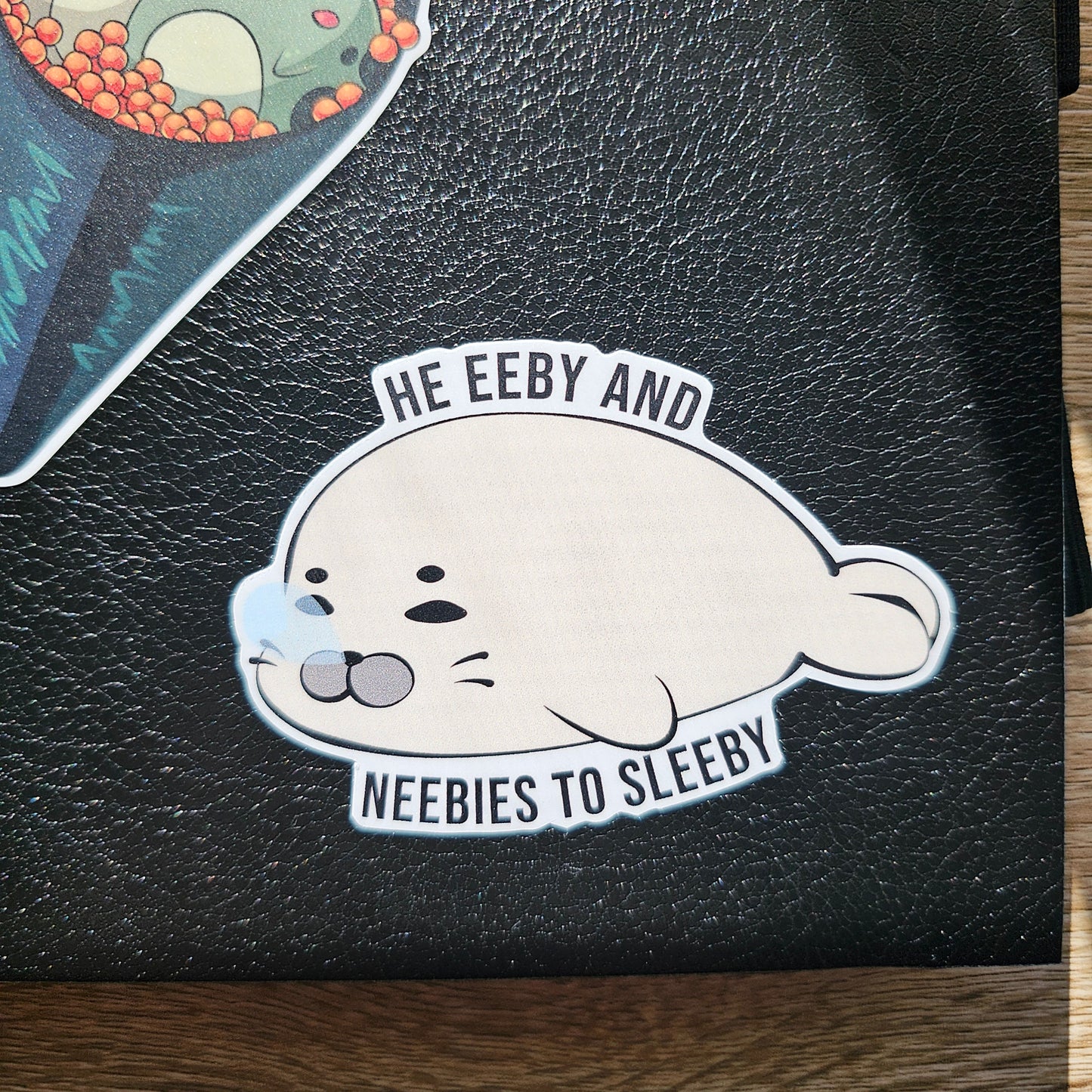 Sleepy Seal Vinyl Sticker