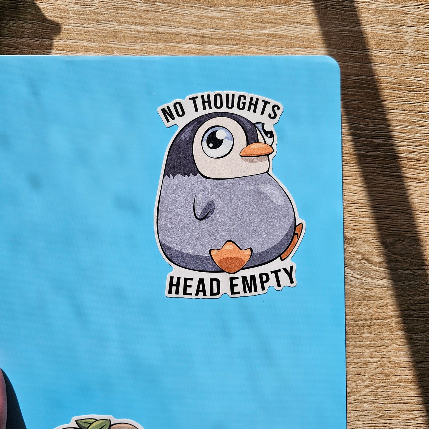 Head Empty Penguin Vinyl Sticker