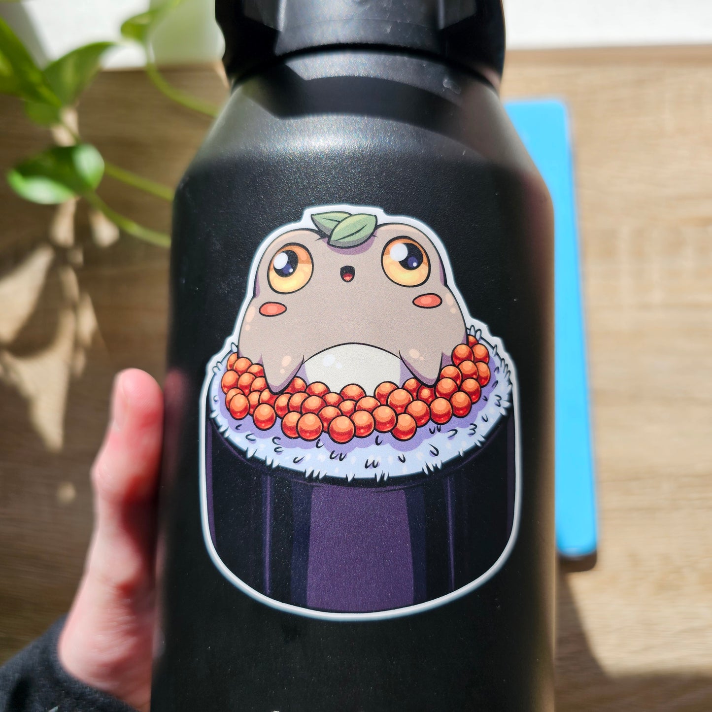 Tobiko Sushi Frog Vinyl Sticker