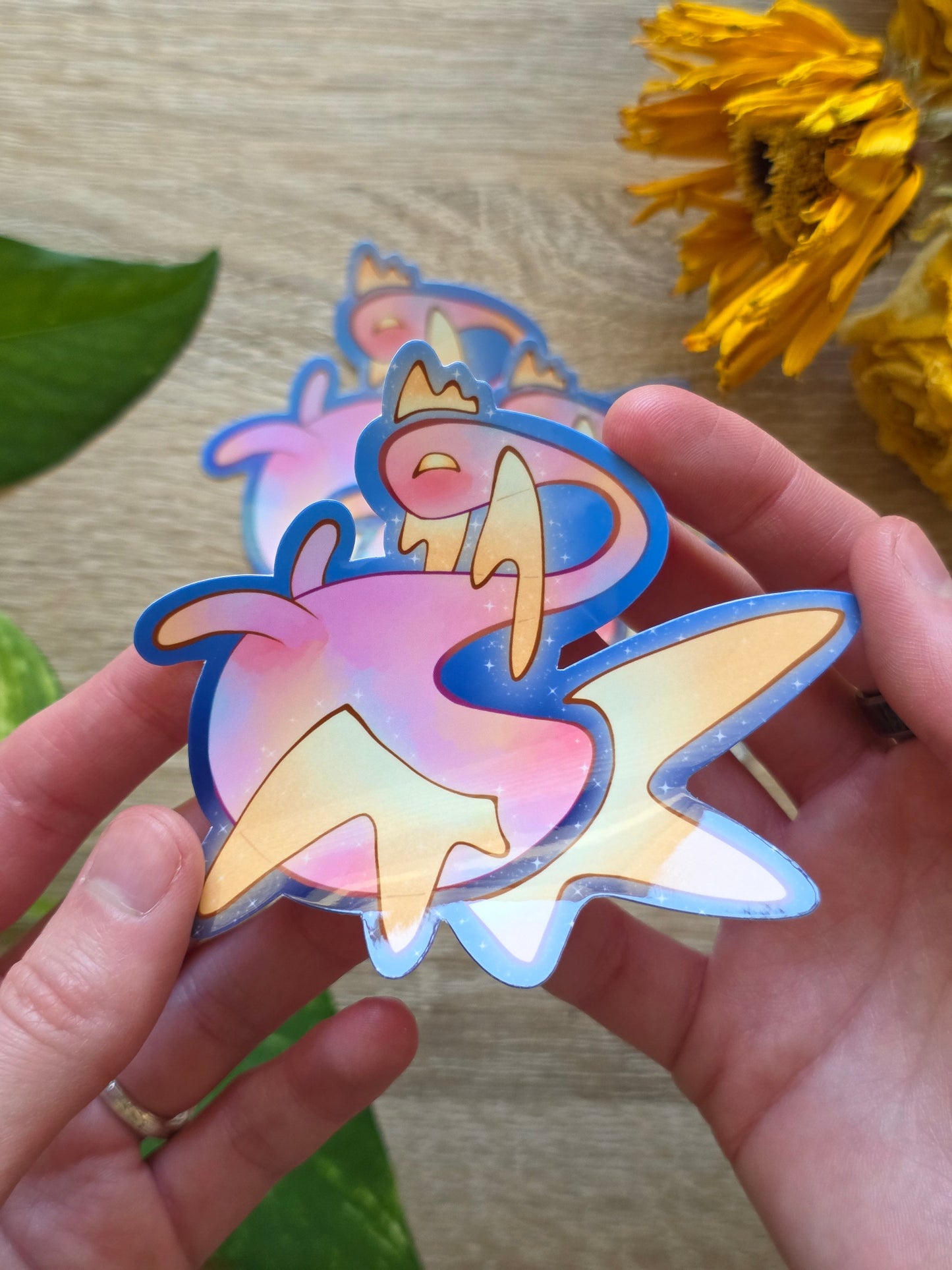 Pink and Gold Spirit Sticker