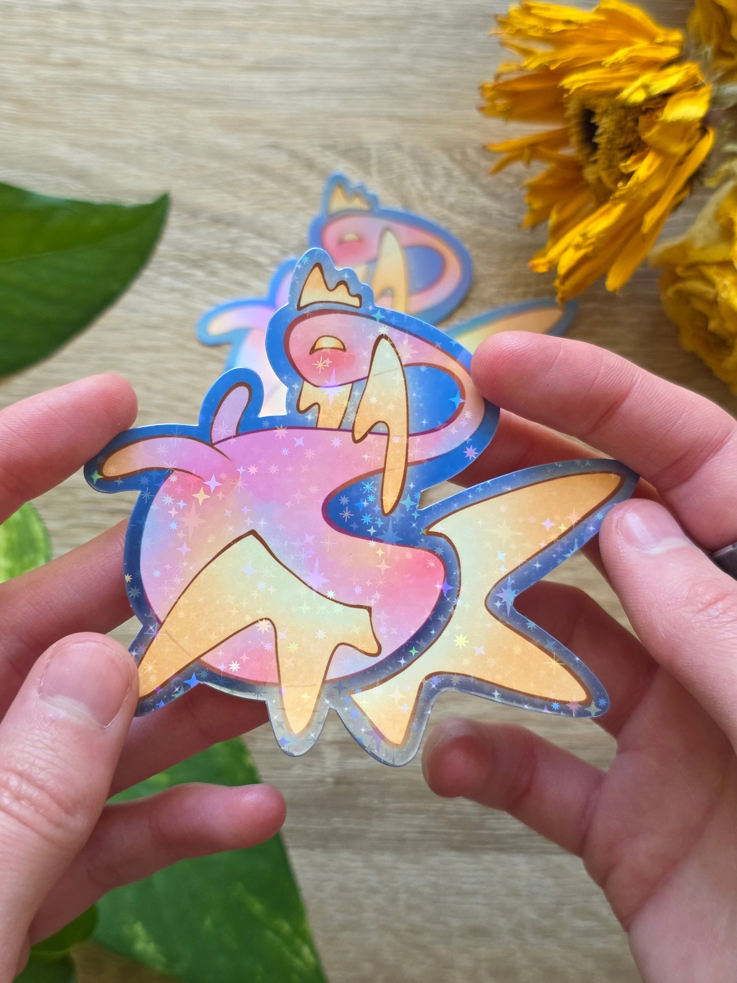 Pink and Gold Spirit Sticker