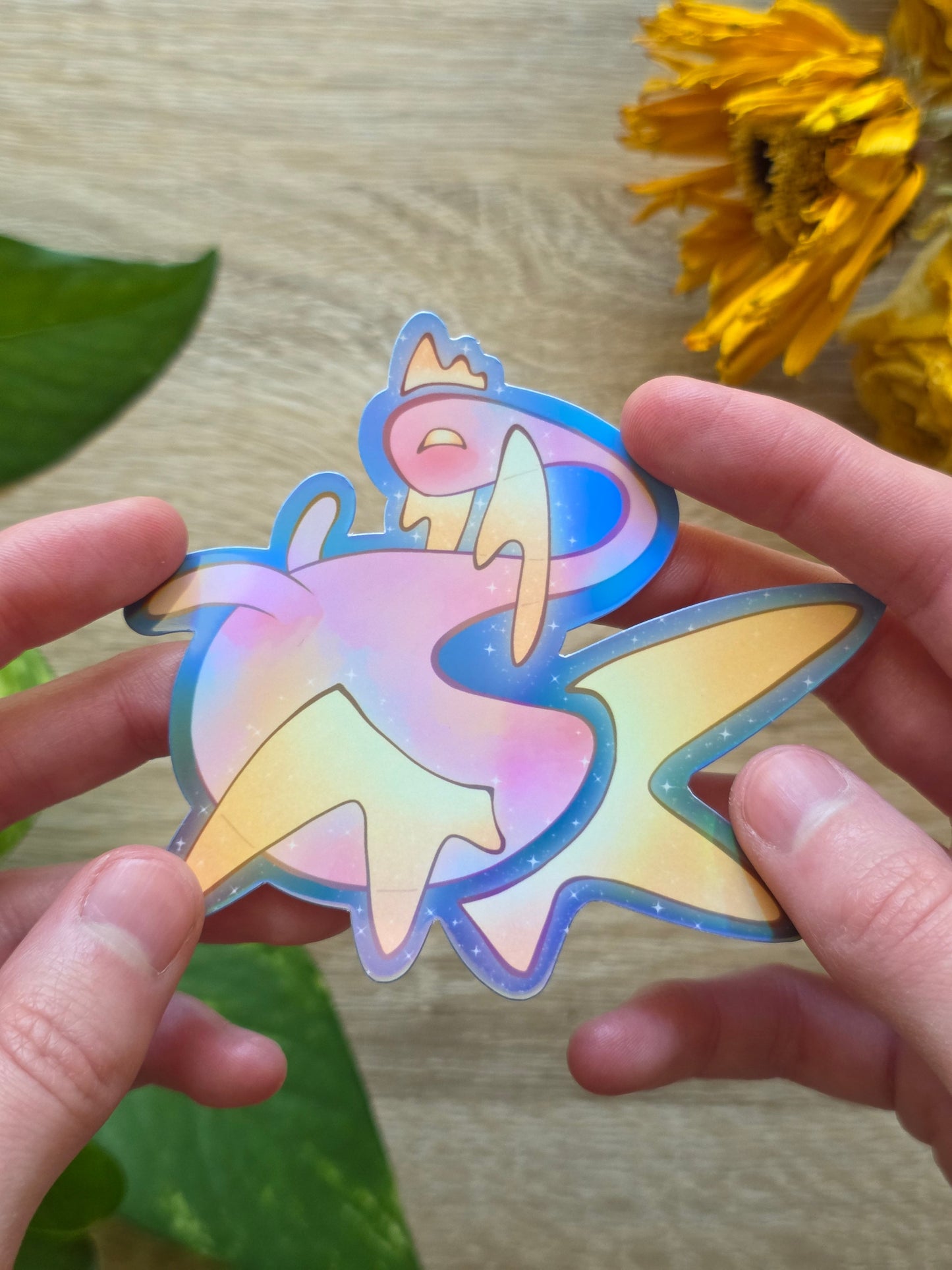 Pink and Gold Spirit Sticker