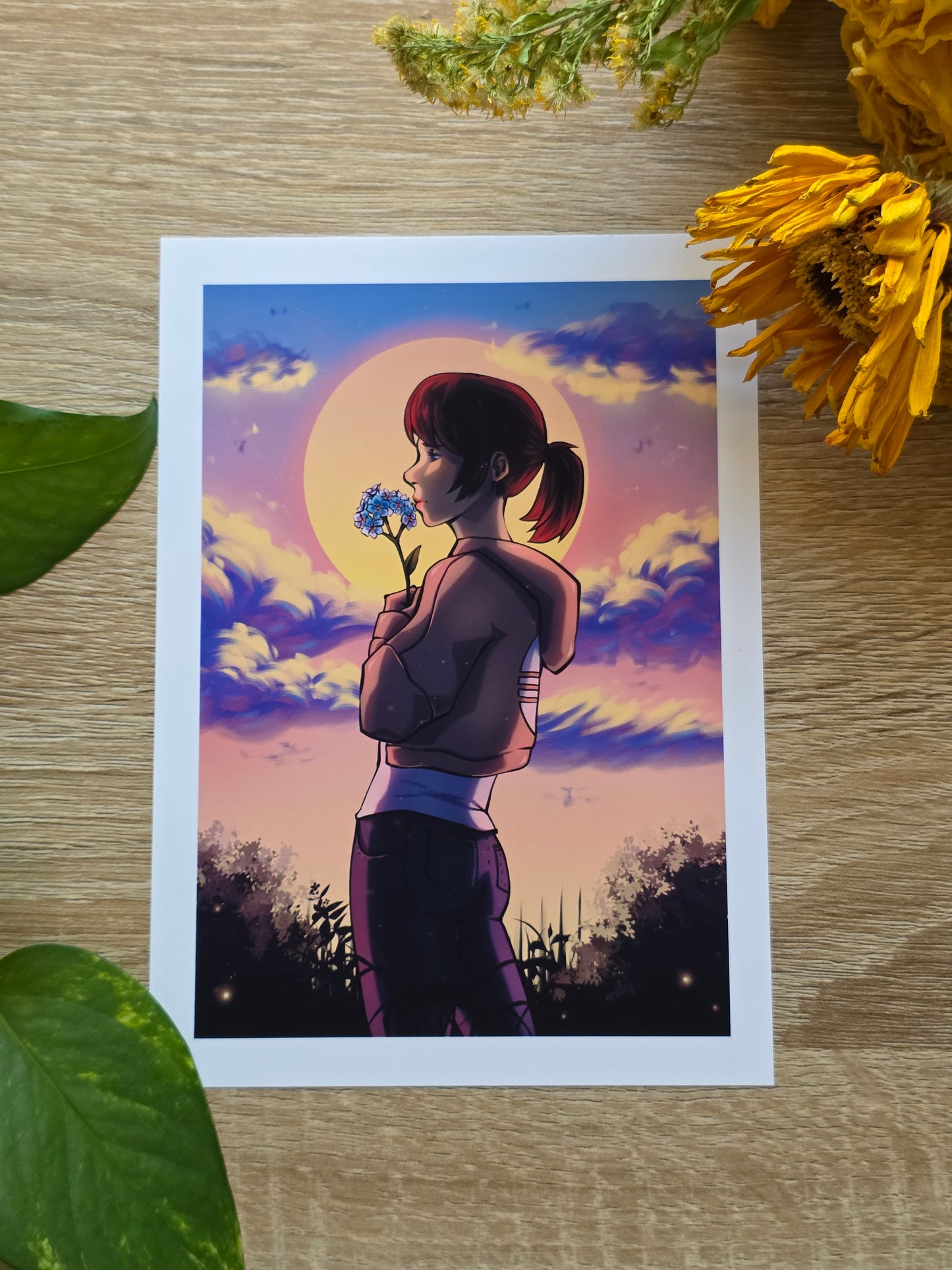 Forget Me Not - White Boarder Print