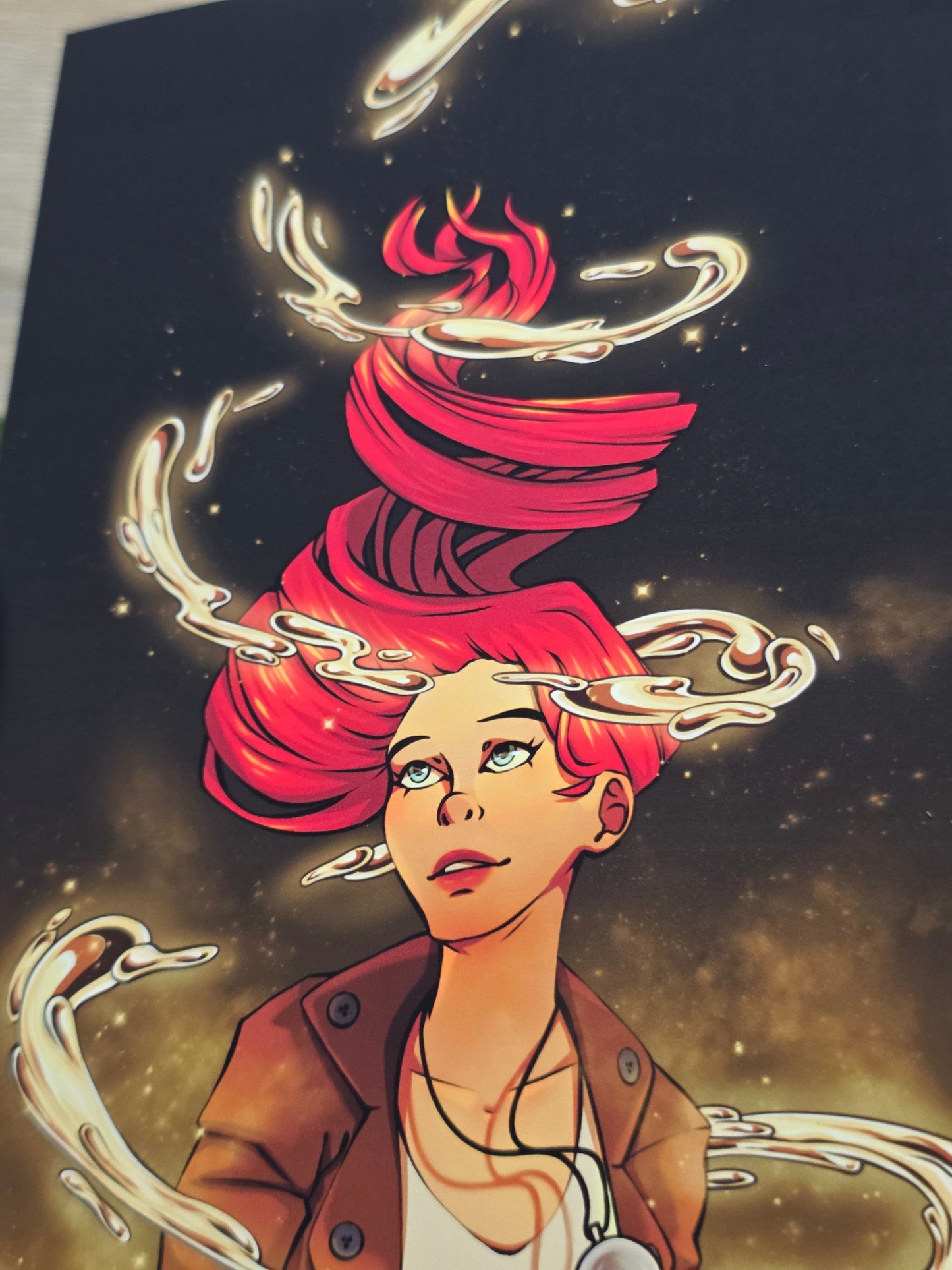 Liquid Gold - Borderless Print