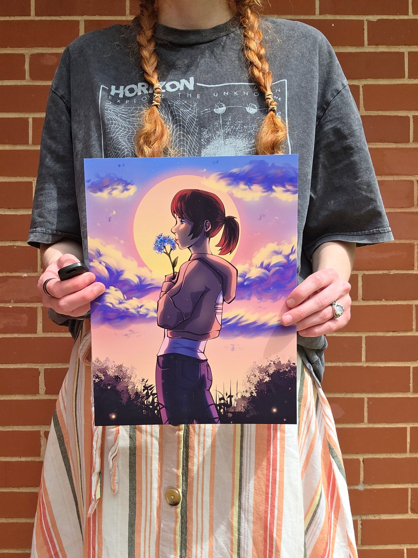 Forget Me Not - White Boarder Print