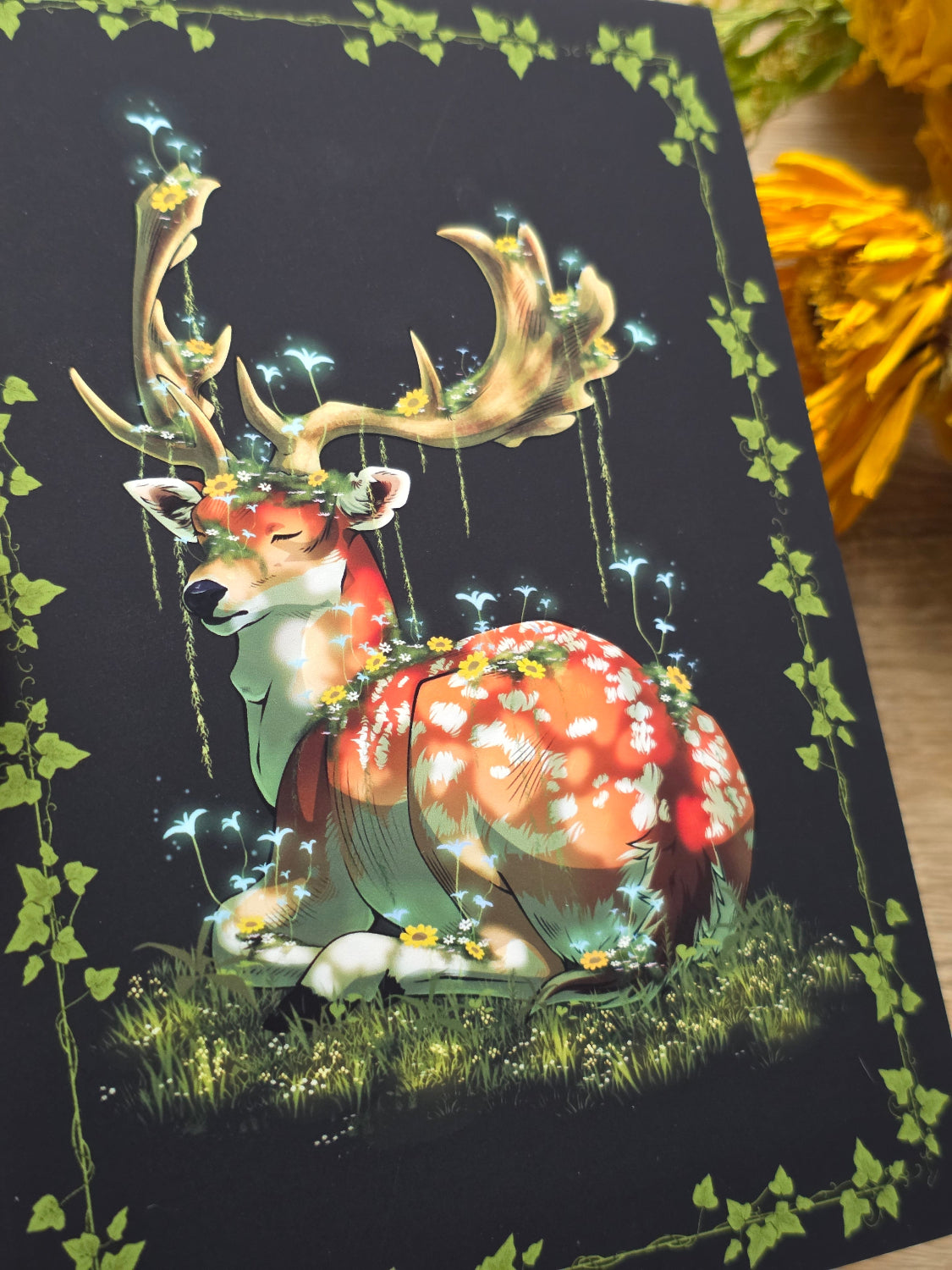 Mossy Deer - Art Print